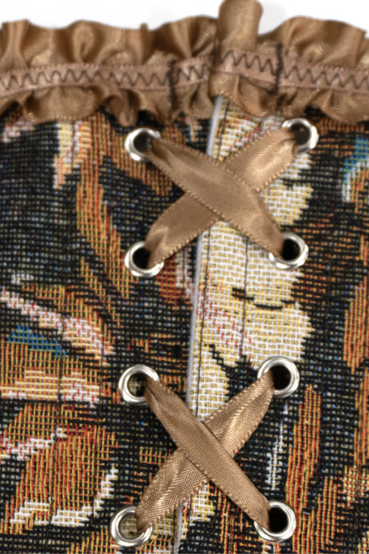 Anya Print Lace Up Corset Top – Luxeles