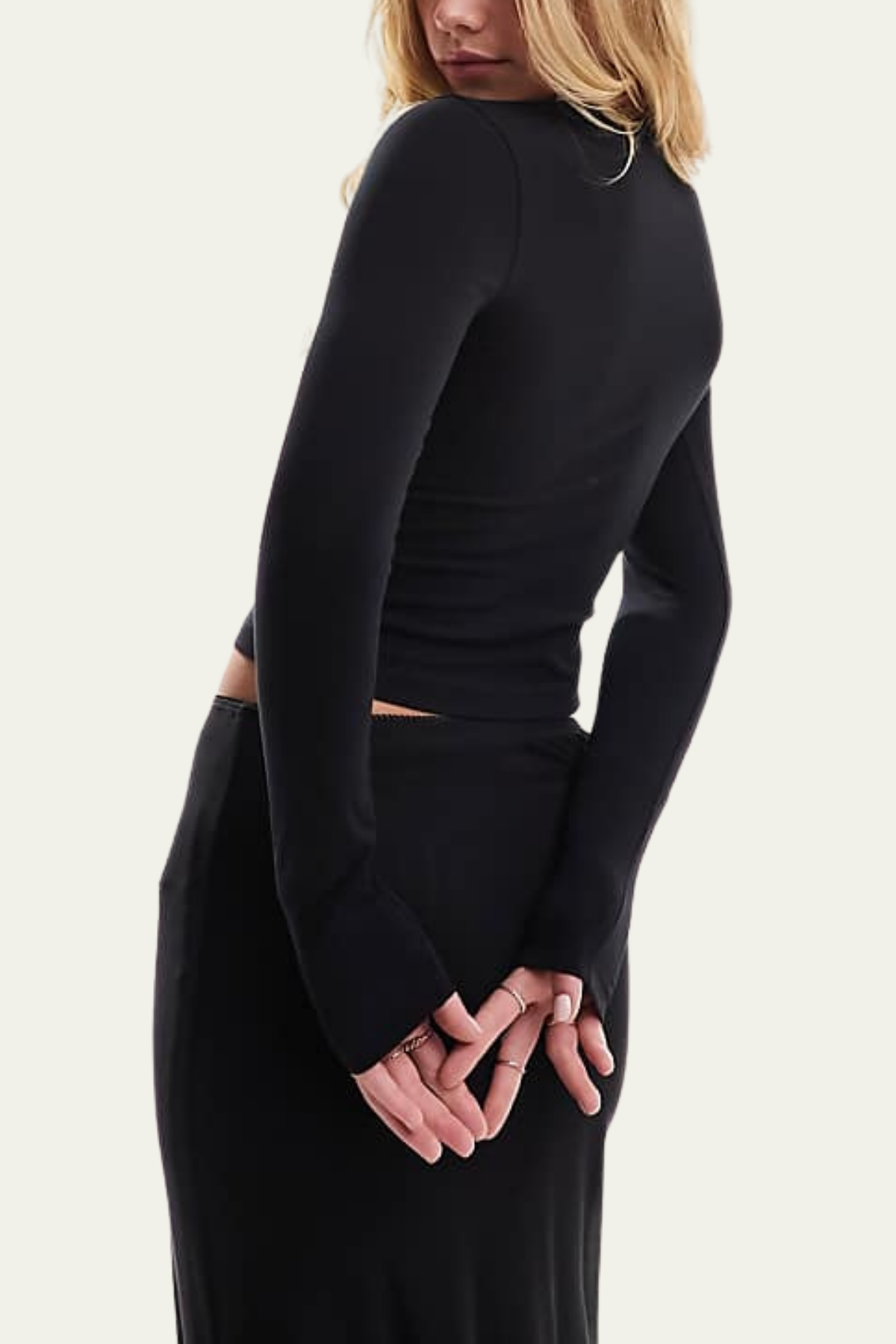 Gabriela Cutout Bow Long Sleeve Top – Luxeles