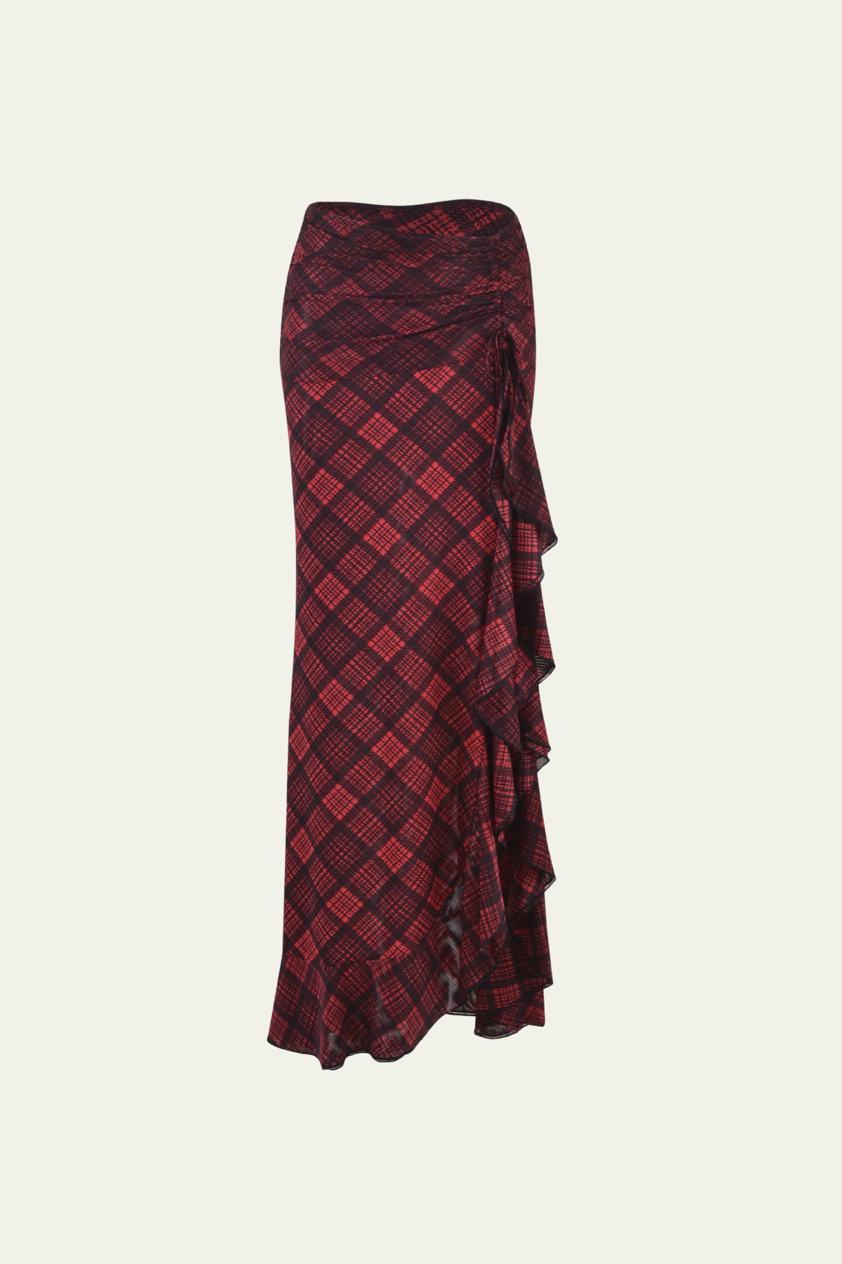 Gracie Grid Butterfly Halter Neck Skirt Set – Luxeles