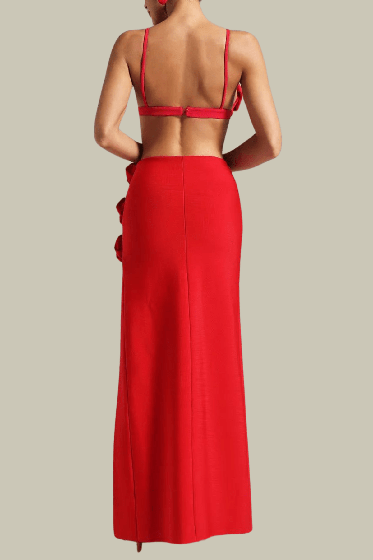 Addison Flower Split Cutout Maxi Skirt – Luxeles