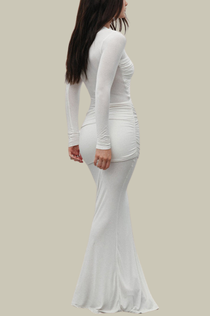 Alina Ruch Bodycon Long Sleeve Maxi Dress