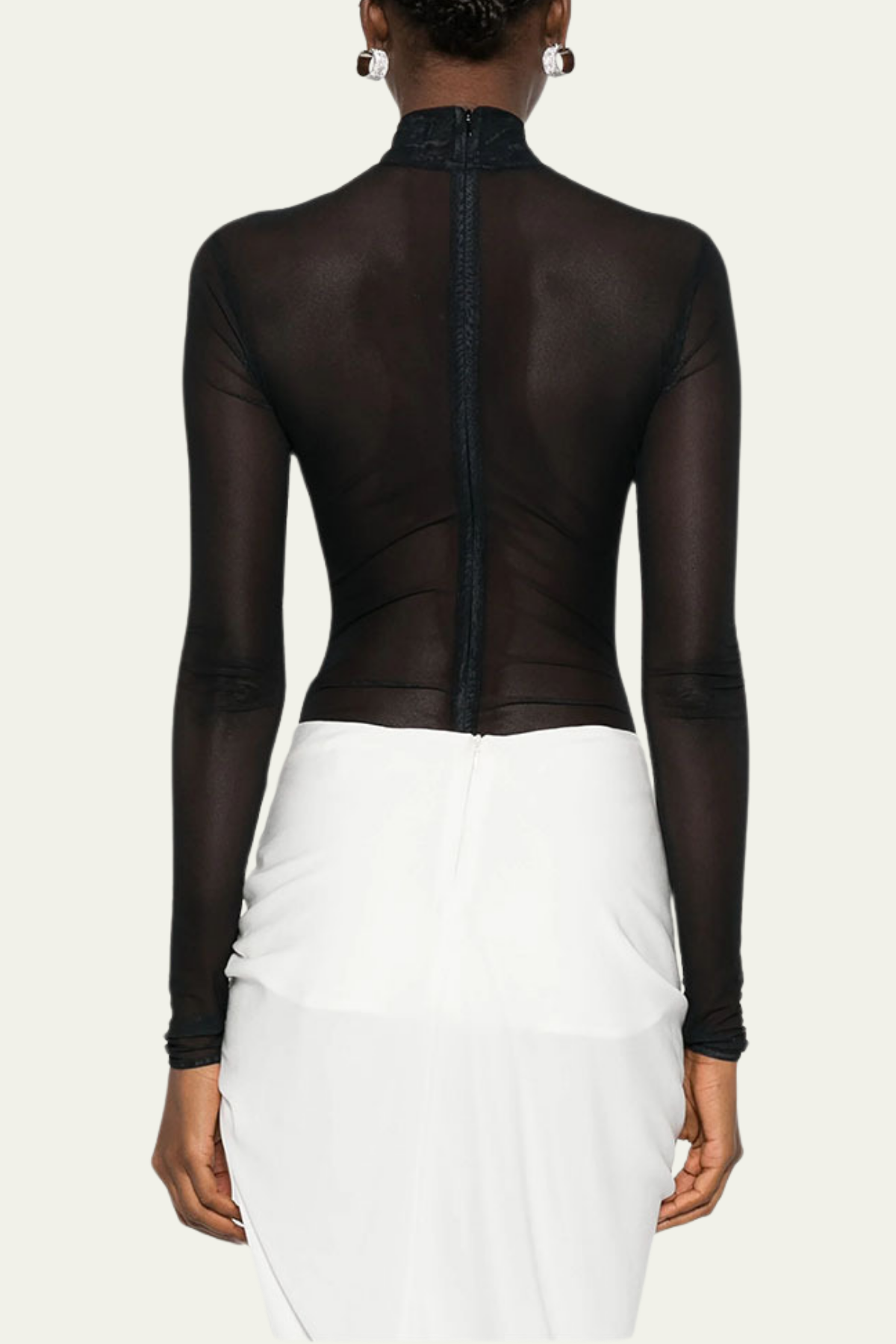 Alivia Feather Mesh Bodysuit – Luxeles