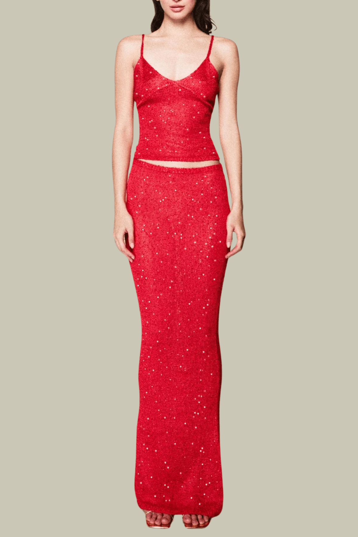 Amelia Sequin Bodycon Sleeveless Set – Luxeles