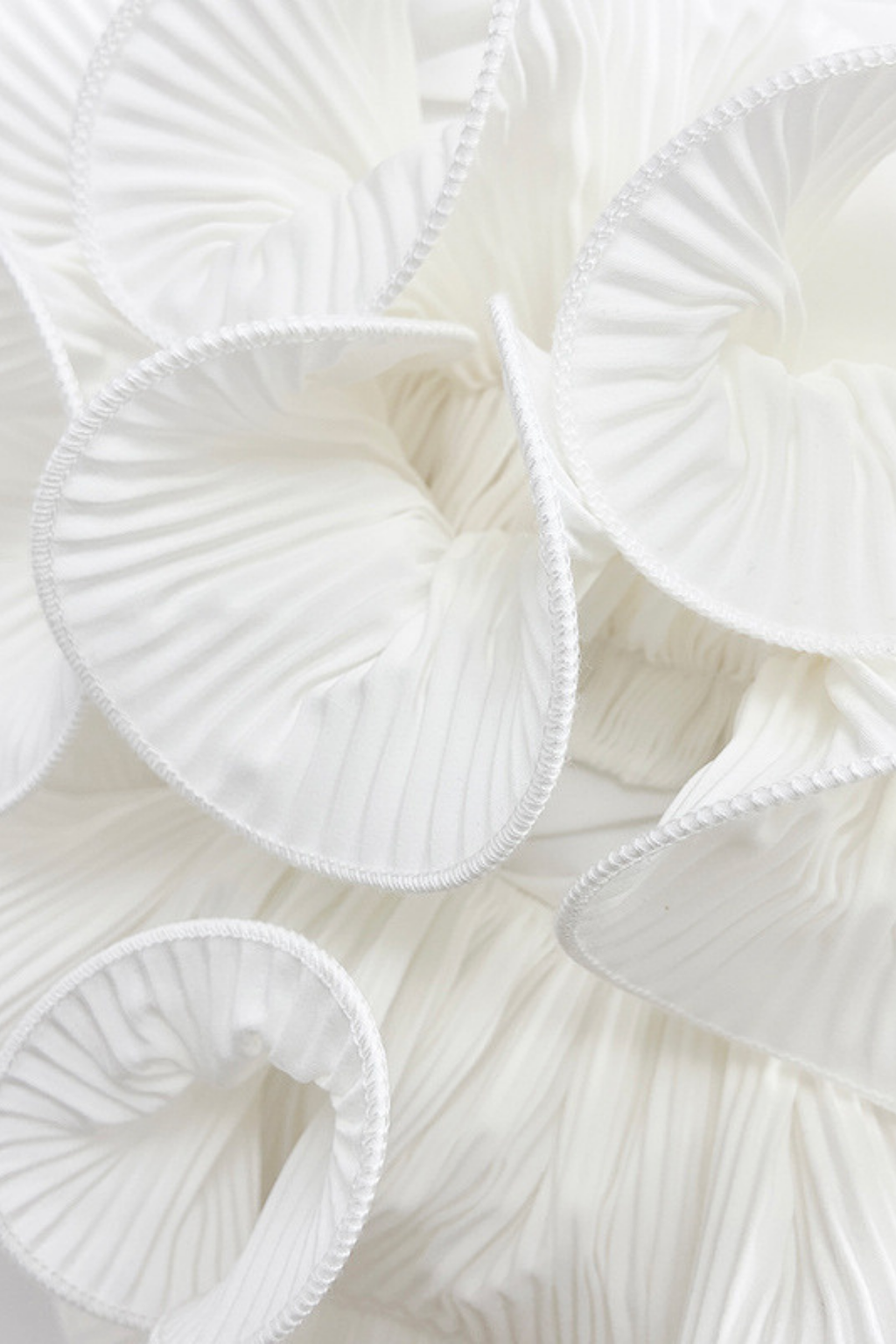 Amira Ruffle Ruch Asymmetric Skirt – Luxeles