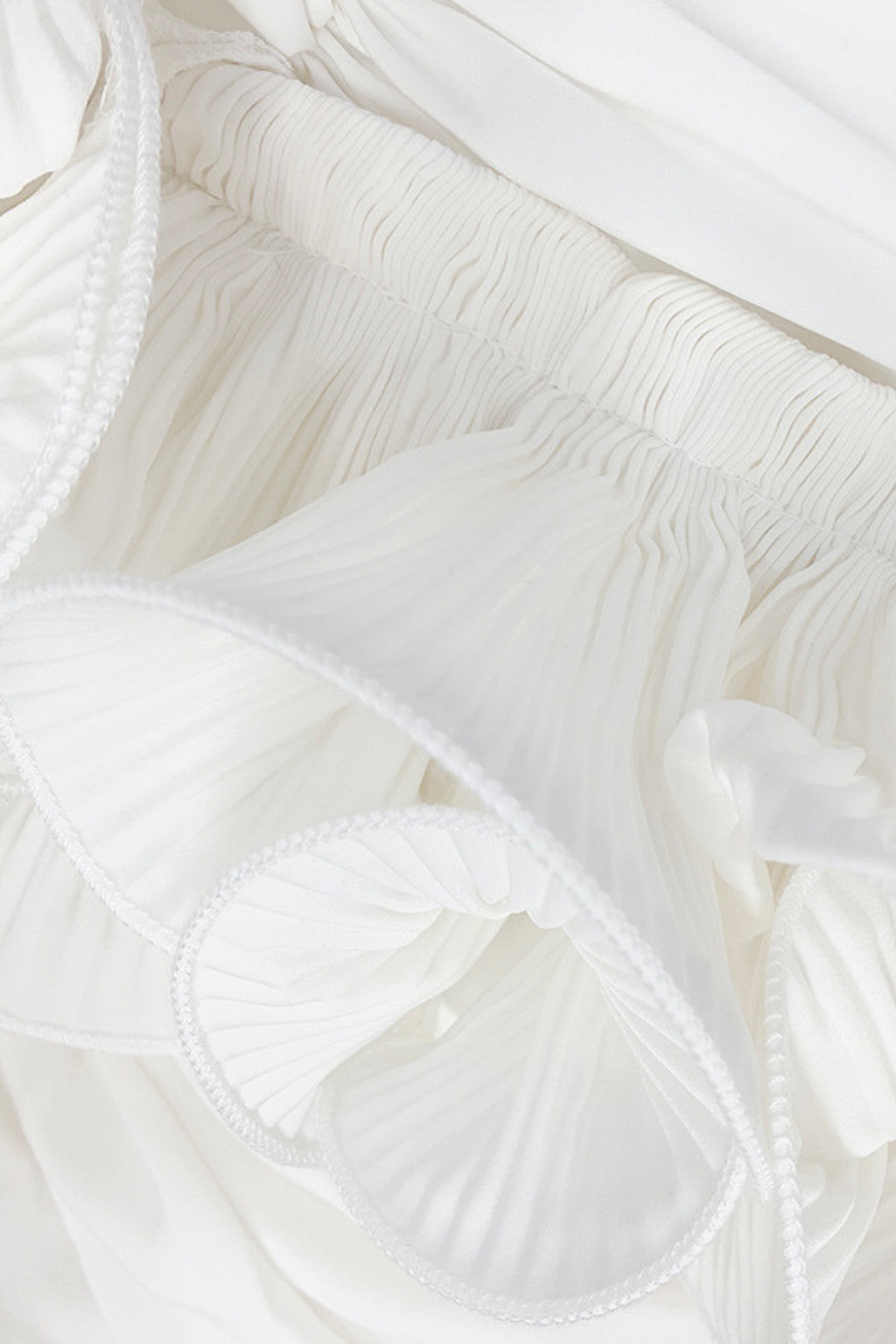 Amira Ruffle Ruch Asymmetric Skirt – Luxeles