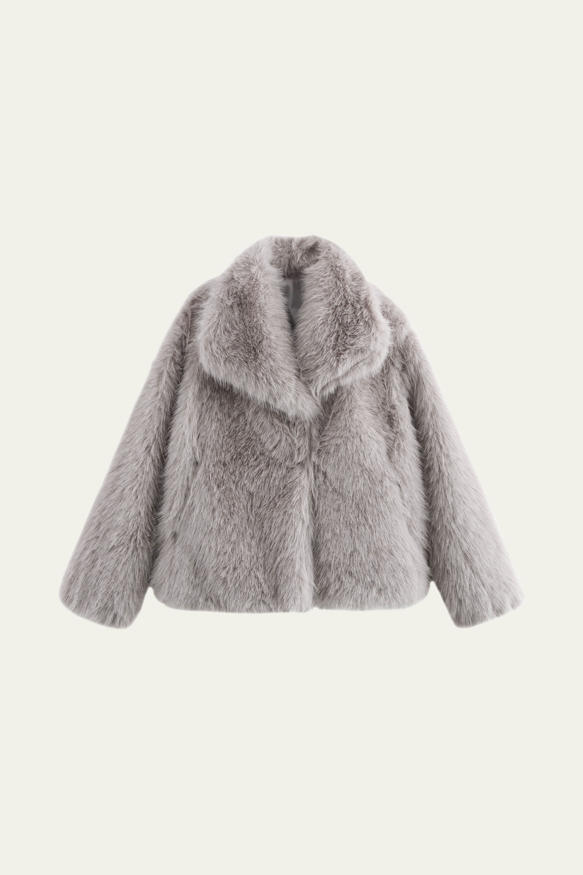Amy Faux Fur Lapel Jacket – Luxeles