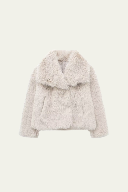 Amy Faux Fur Lapel Jacket