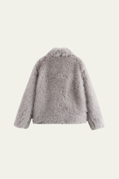 Amy Faux Fur Lapel Jacket