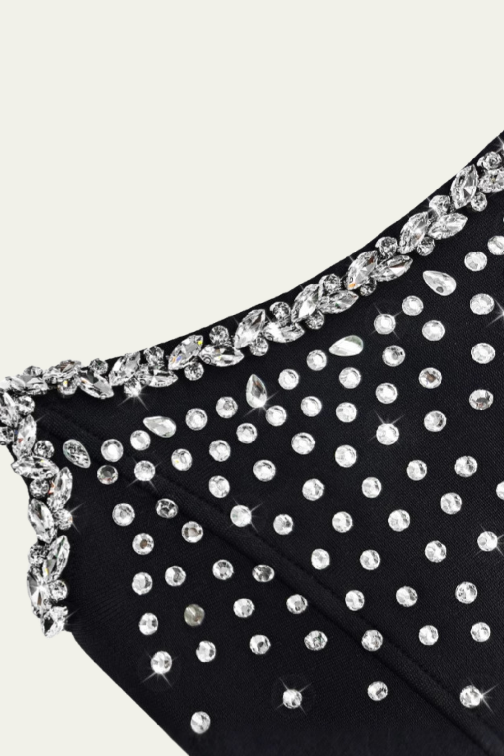 Angelina Bandage Rhinestone Strapless Mini Dress – Luxeles