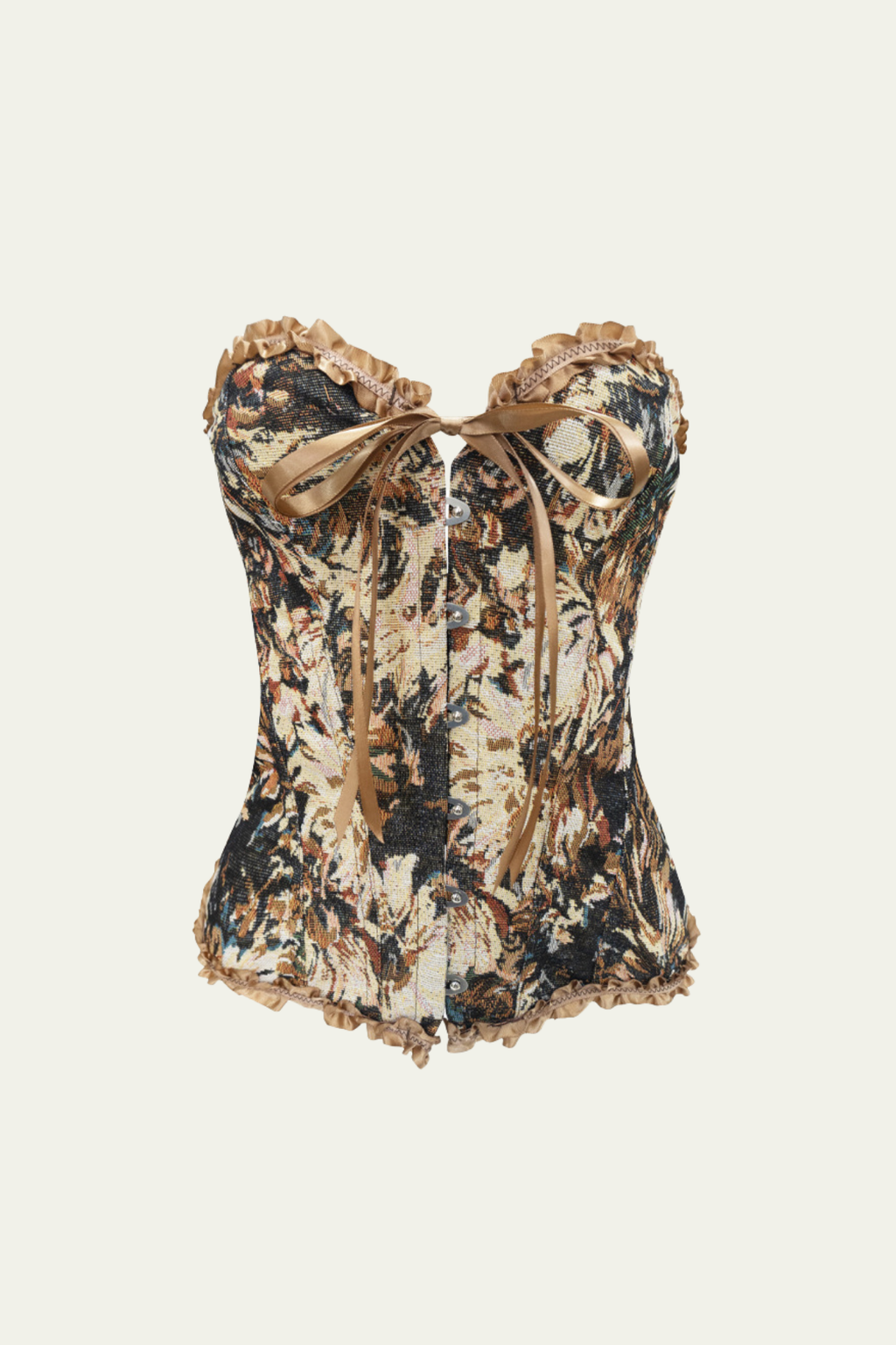 Anya Print Lace Up Corset Top – Luxeles