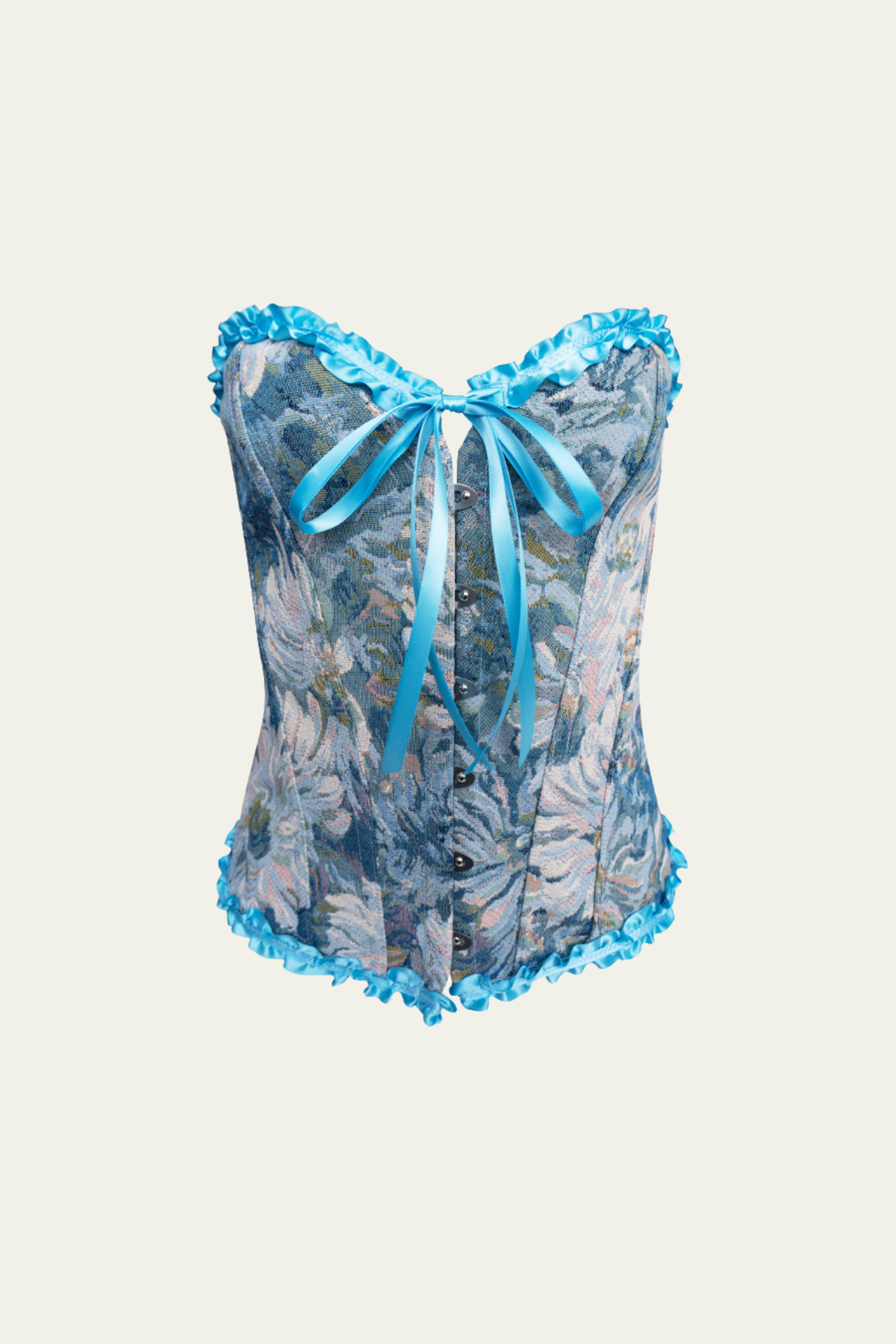 Anya Print Lace Up Corset Top – Luxeles