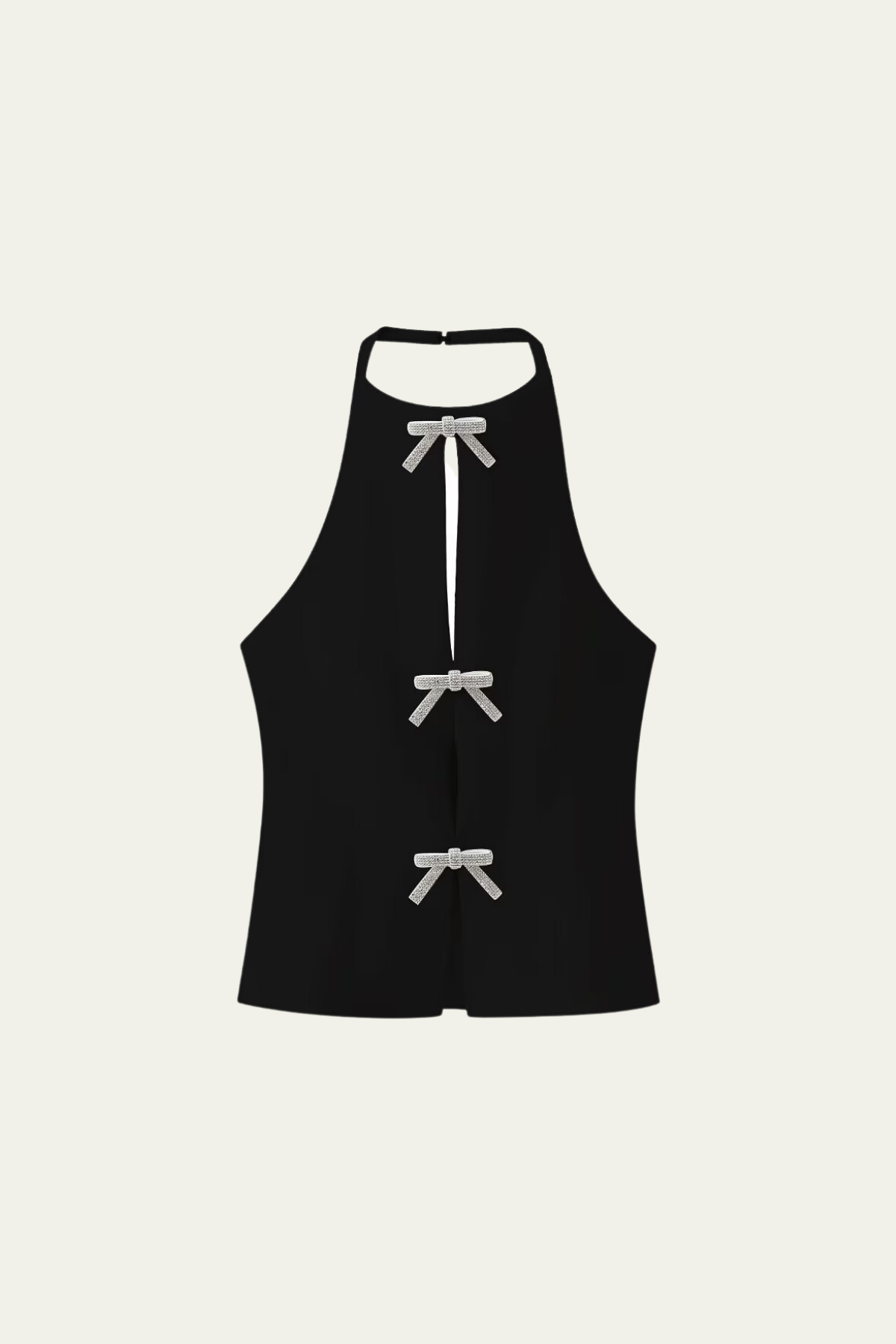 Astrid Rhinestone Bow Tank Top – Luxeles