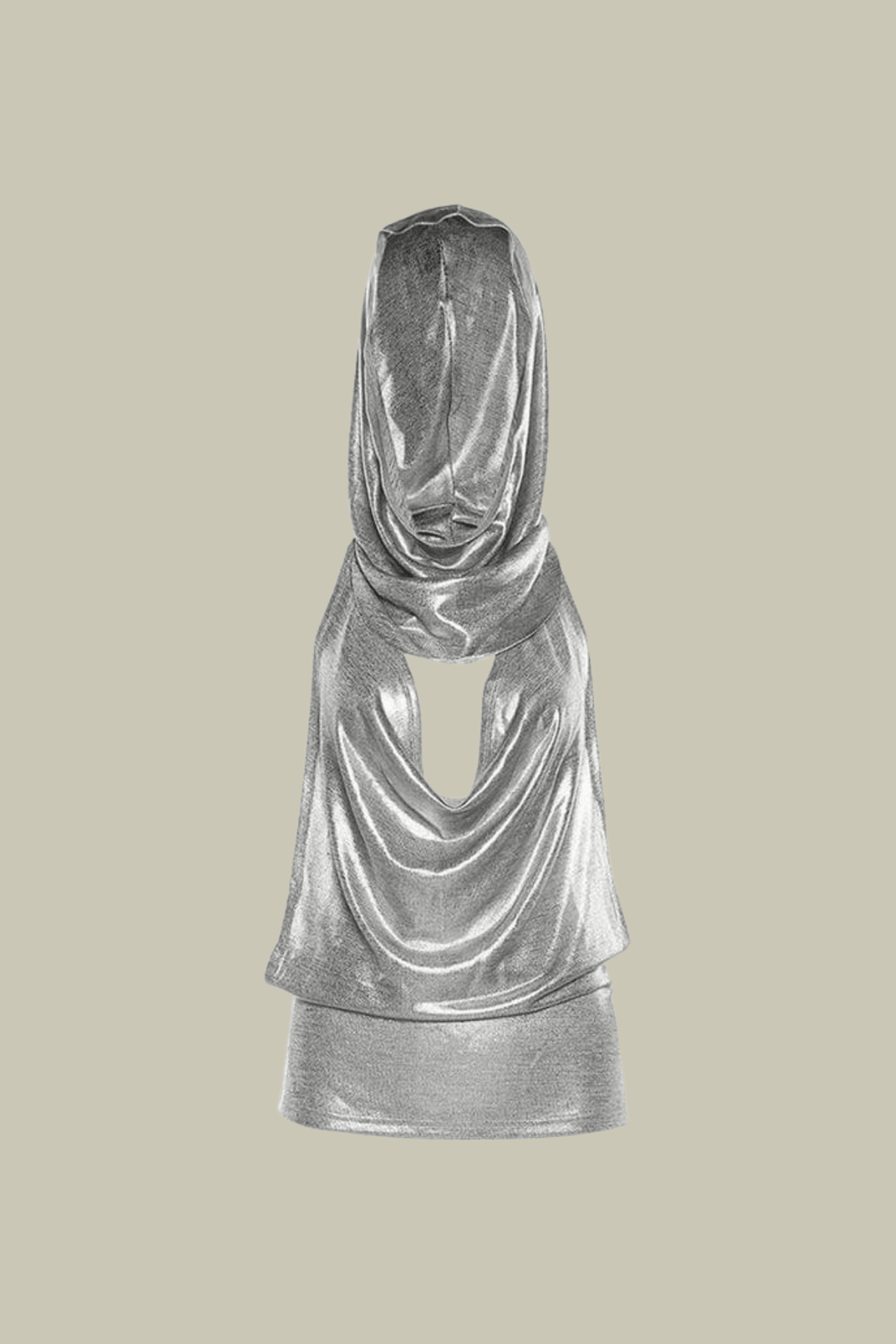 Athena Hooded Backless Chain Top – Luxeles