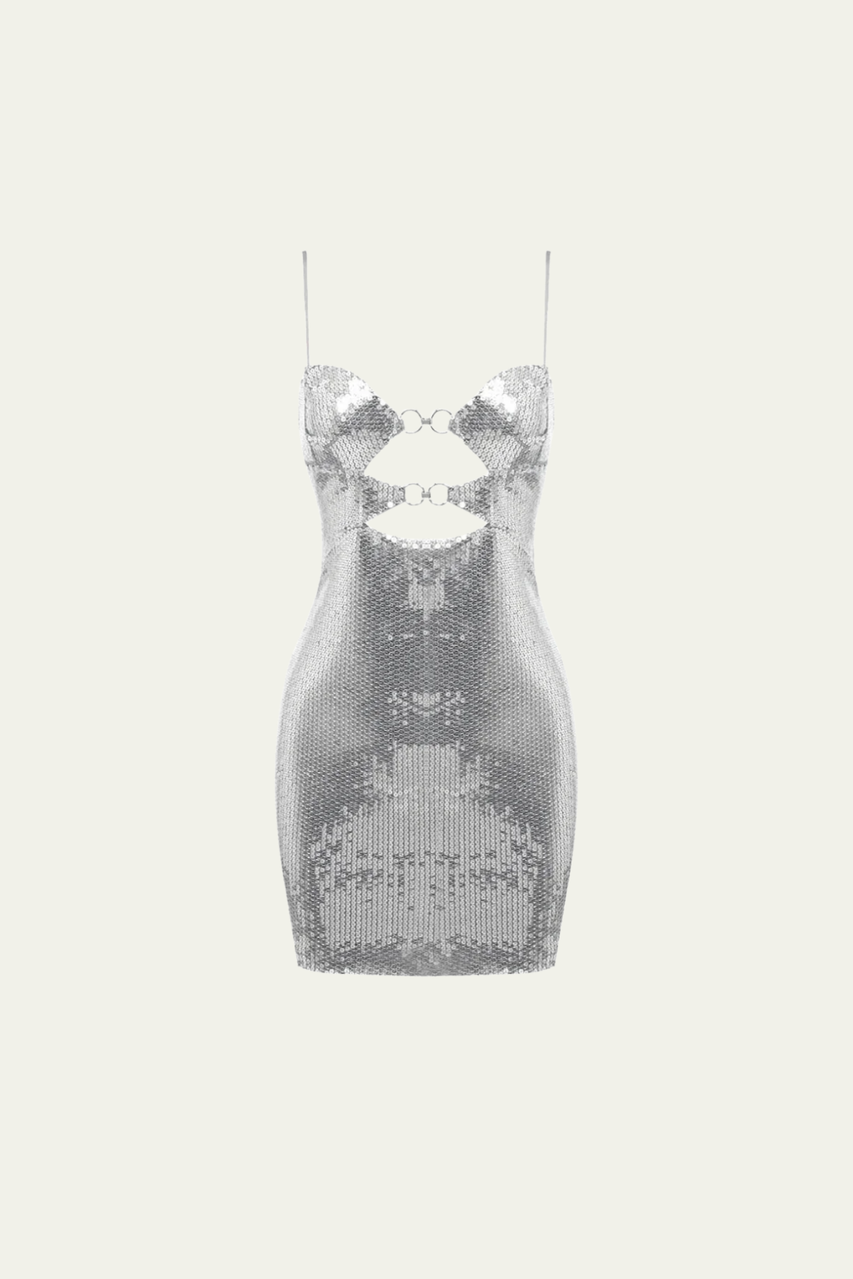 Bailey Sequin Cutout Spaghetti Mini Dress – Luxeles