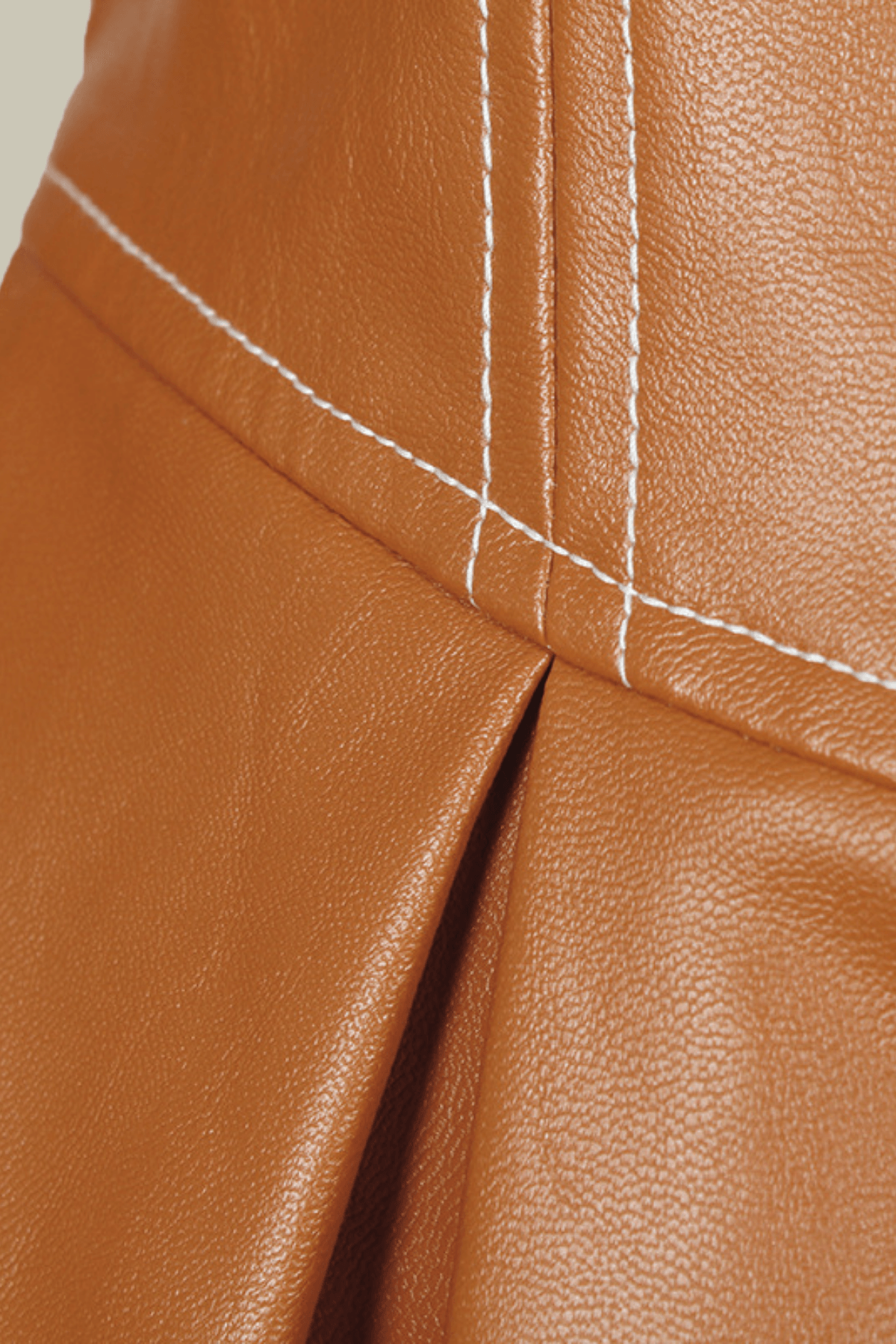 Caroline Ruffle Bodycon PU Jacket – Luxeles