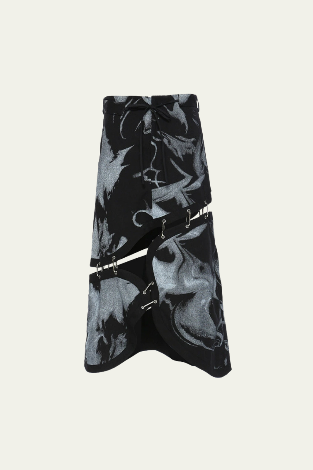 Dahlia Deconstruct Print Asymmetric Skirt – Luxeles