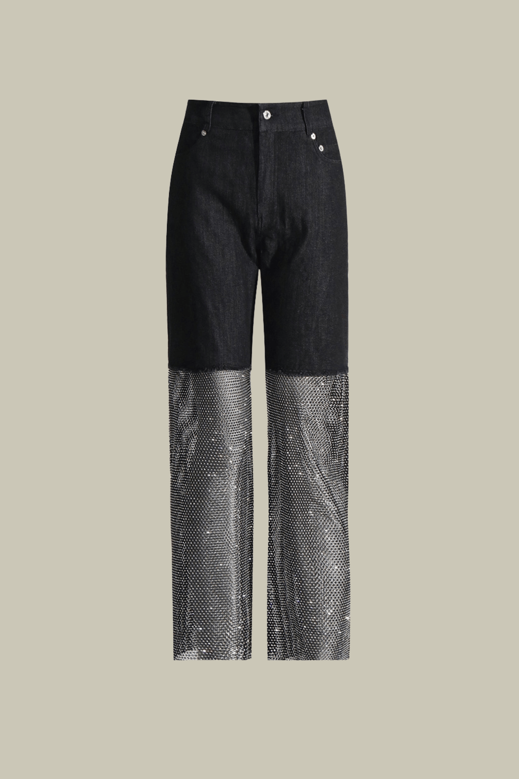 Delilah Mesh Sequin See Through Pants In Black – Luxeles