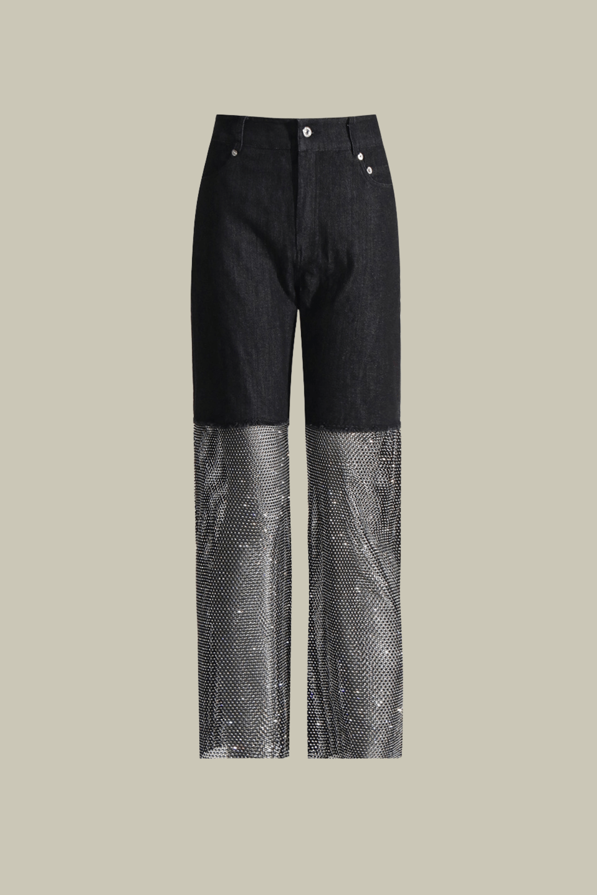 Delilah Mesh Sequin See Through Pants In Black – Luxeles