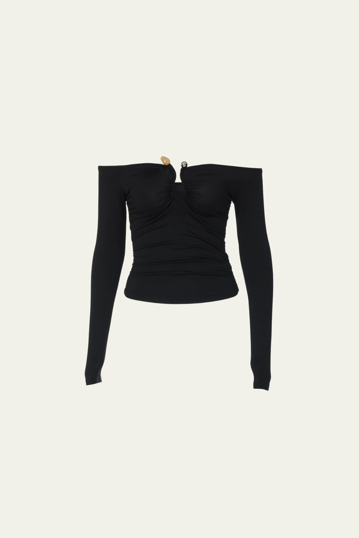 Diana Off Shoulder Bodycon Ruch Top – Luxeles