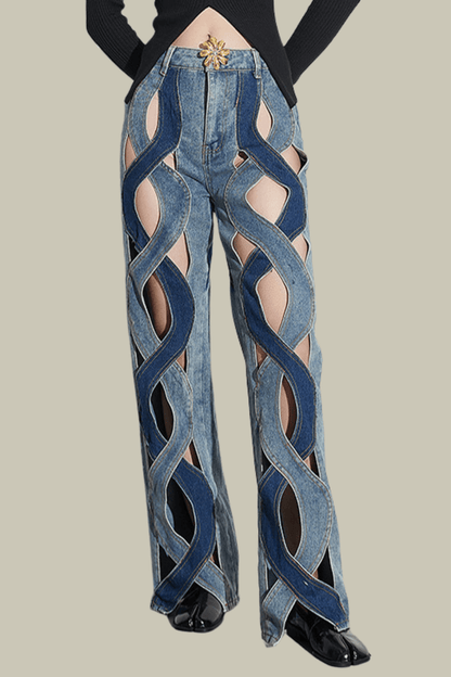 Elizabeth Hollow Denim Jeans