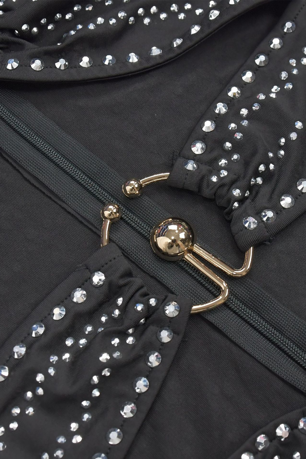 Elodie Cutout Rhinestone Mini Dress – Luxeles