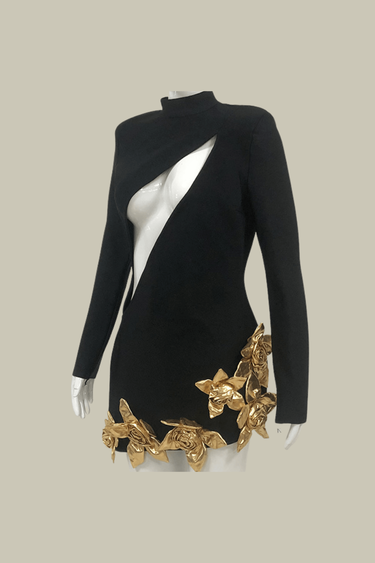 Everly Cutout Star Long Sleeve Mini Dress – Luxeles