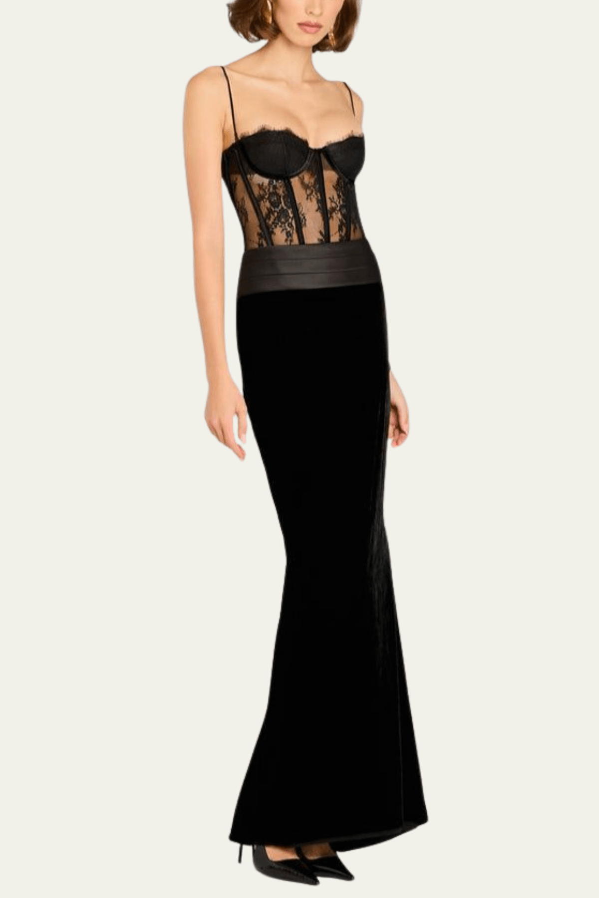 Gracelynn Lace Corset Maxi Dress – Luxeles
