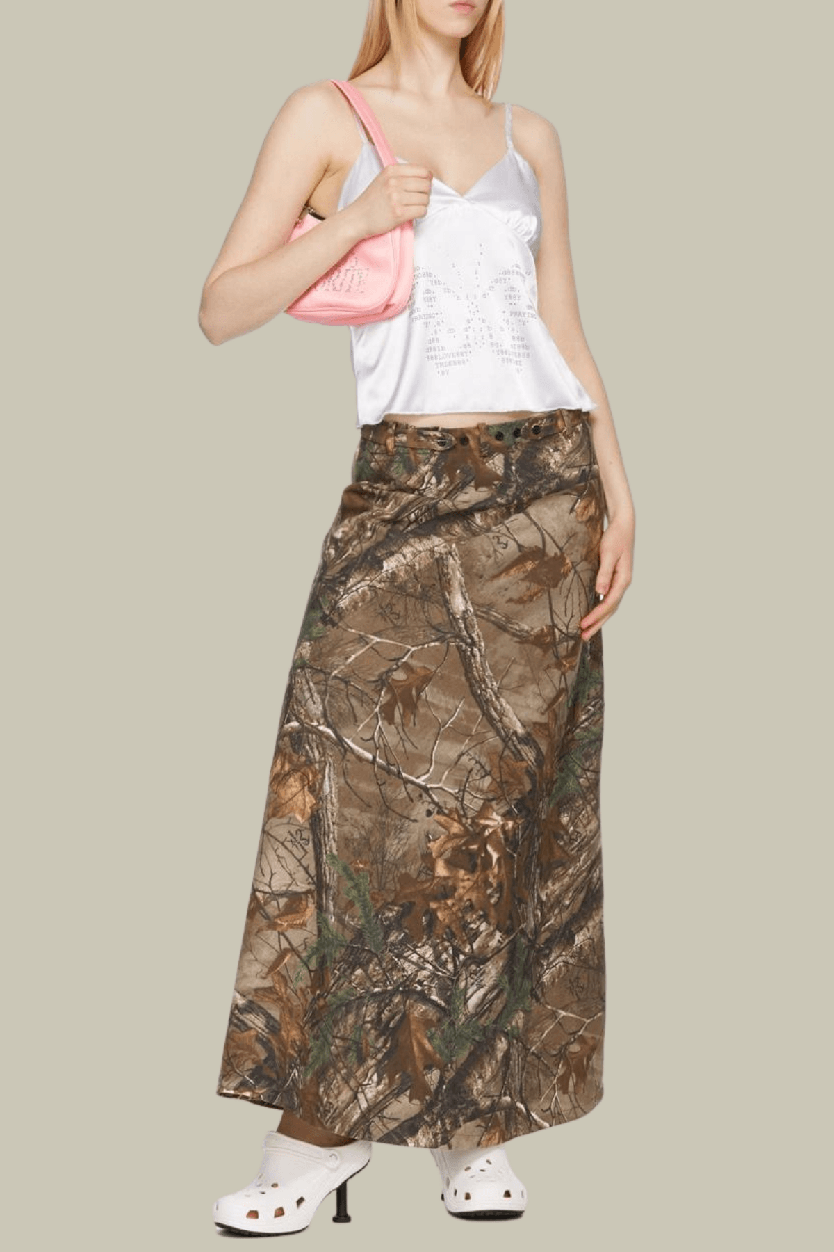 Hailey Print Buckle Skirt – Luxeles