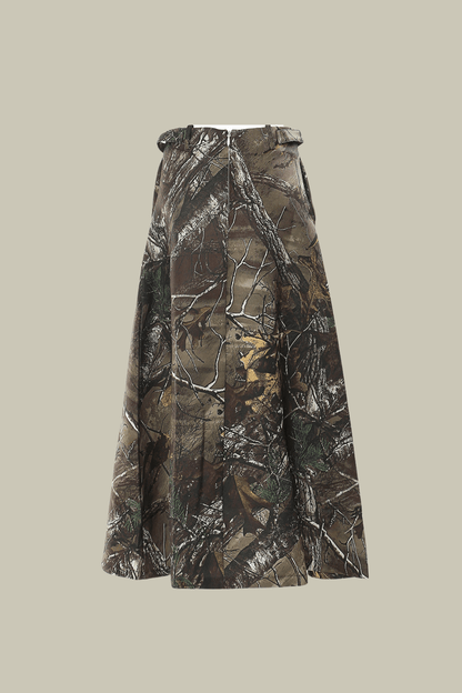 Hailey Print Buckle Skirt