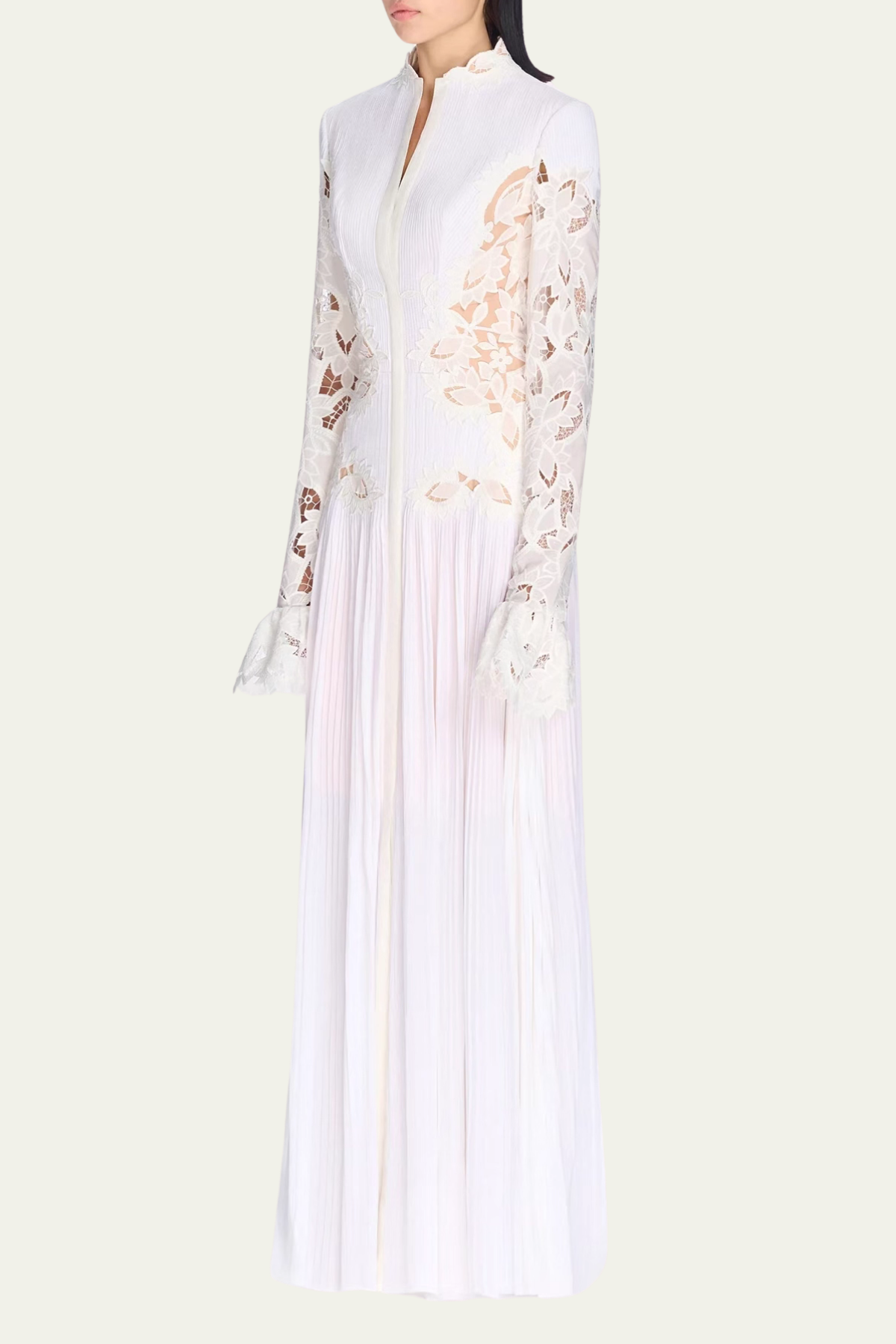 Helena Embroidery Flower Cutout Maxi Dress – Luxeles