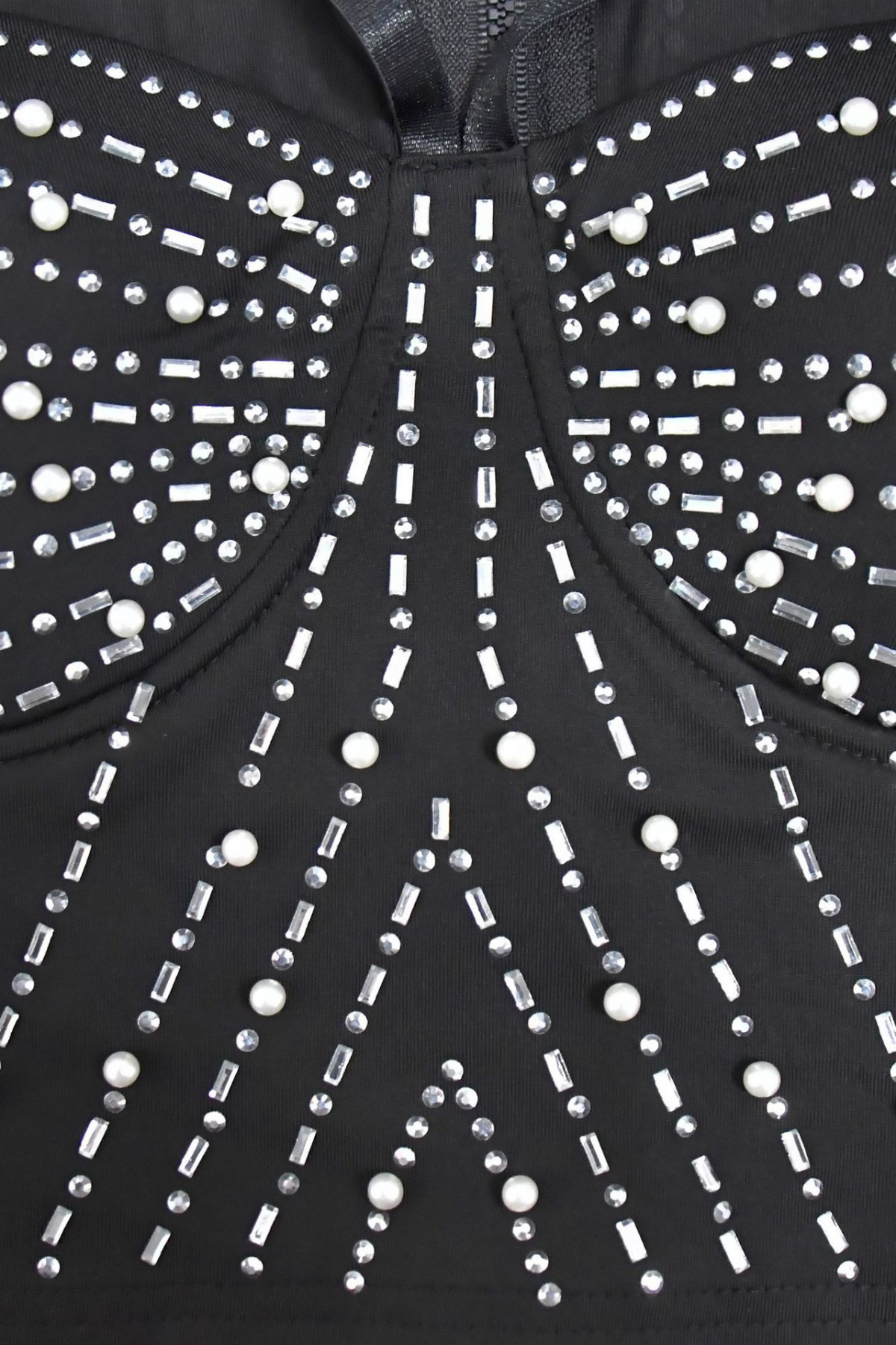 Juliet Rhinestone Mesh Split Skirt Set – Luxeles