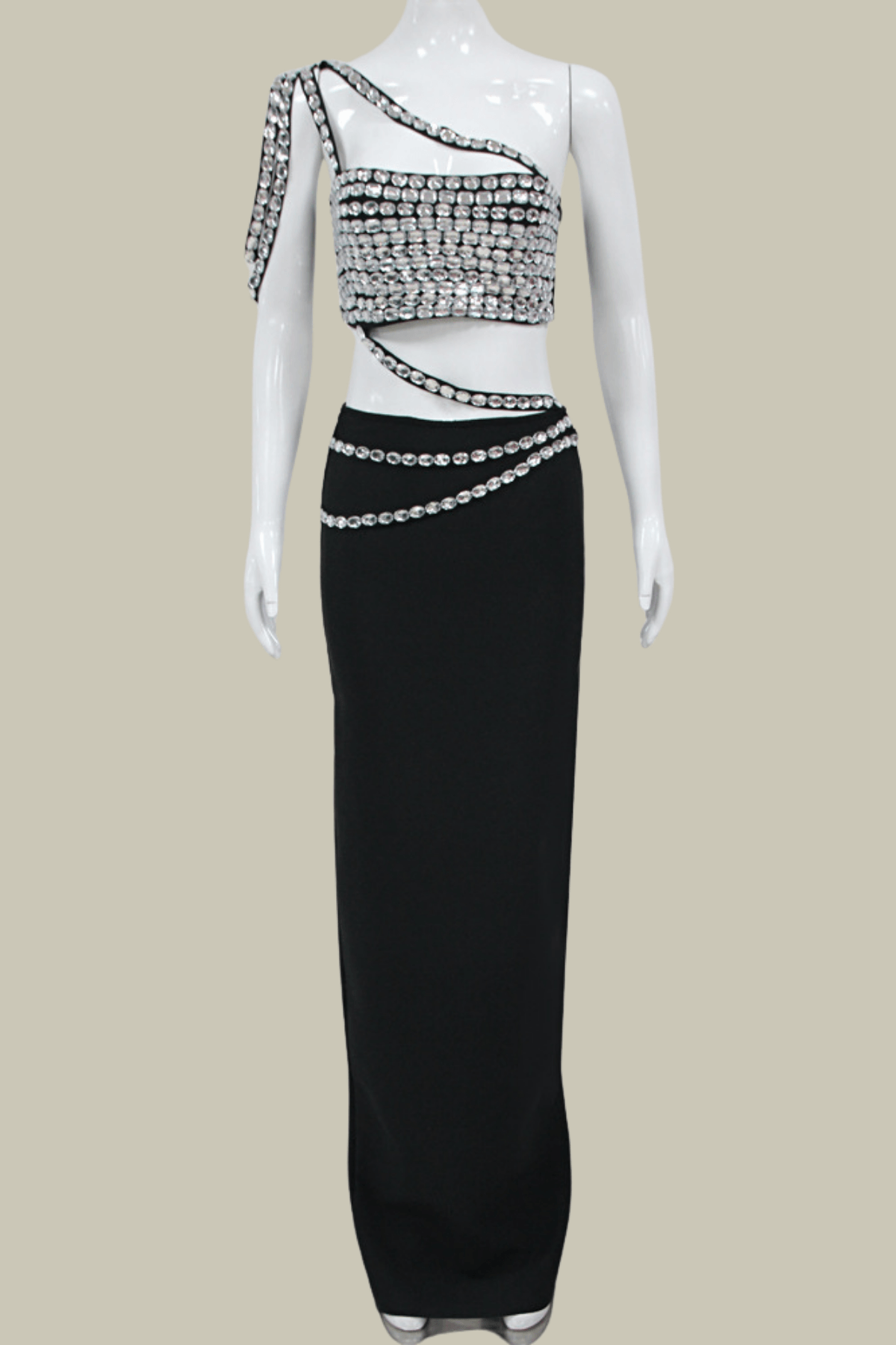 Kennedy Rhinestone Chain Bodycon Set – Luxeles
