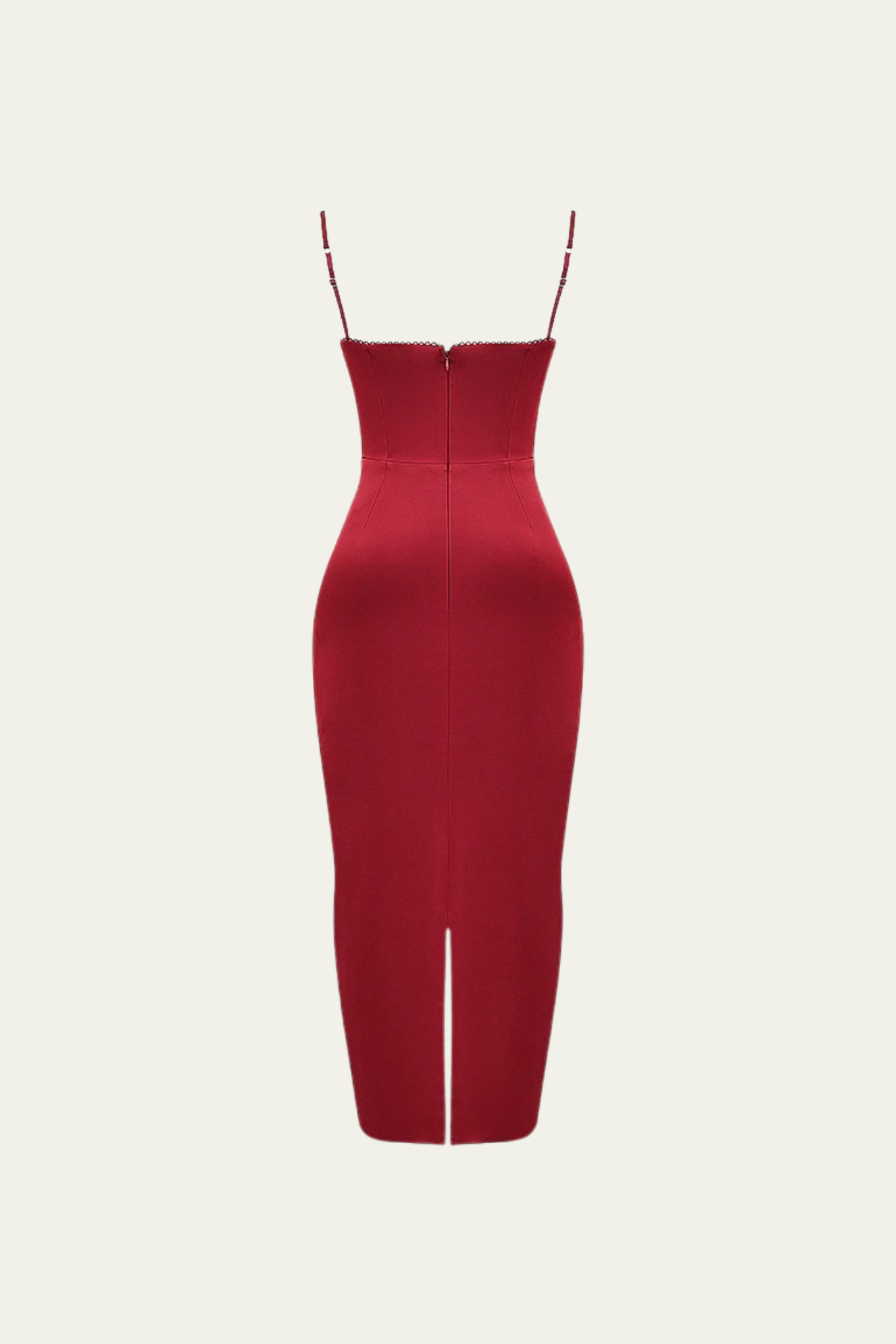 Kimberly Spaghetti Bodycon Satin Maxi Dress – Luxeles