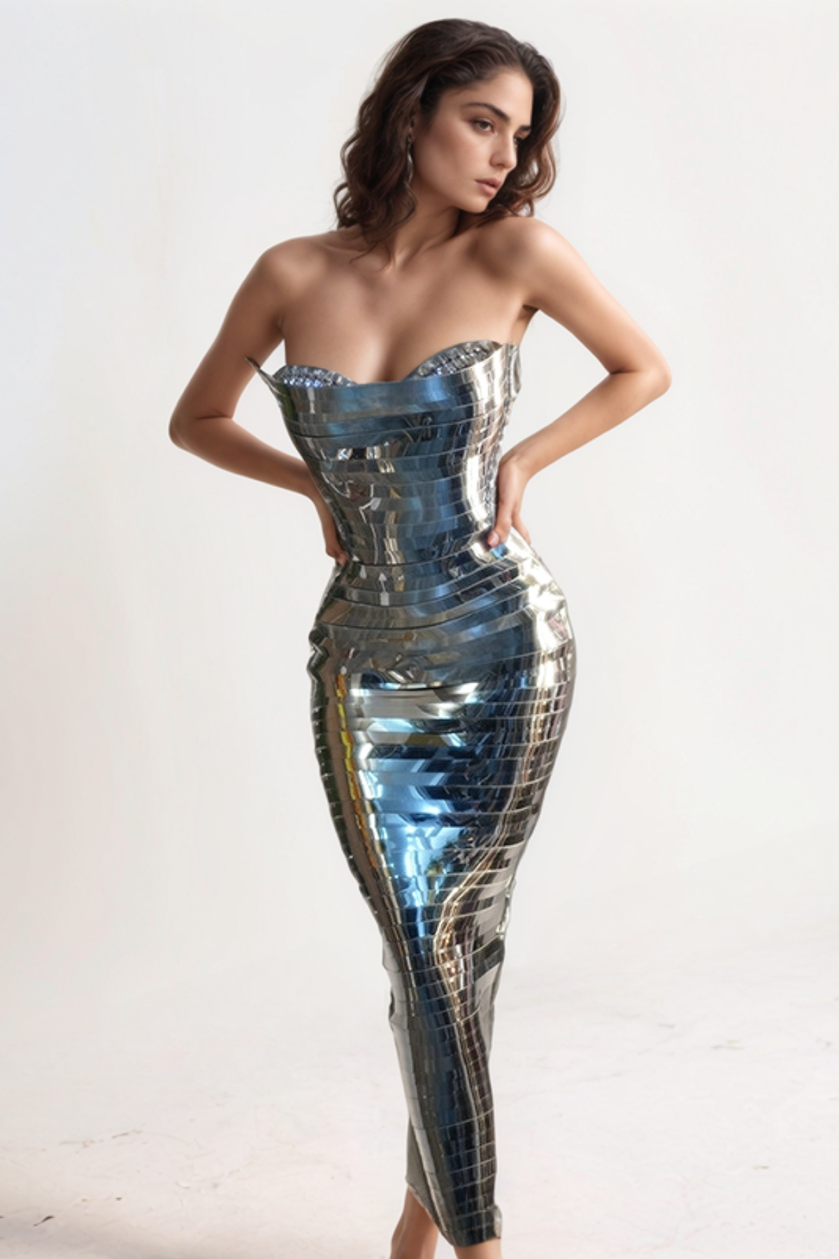 Lauren Armor Strapless Sequin Maxi Dress – Luxeles