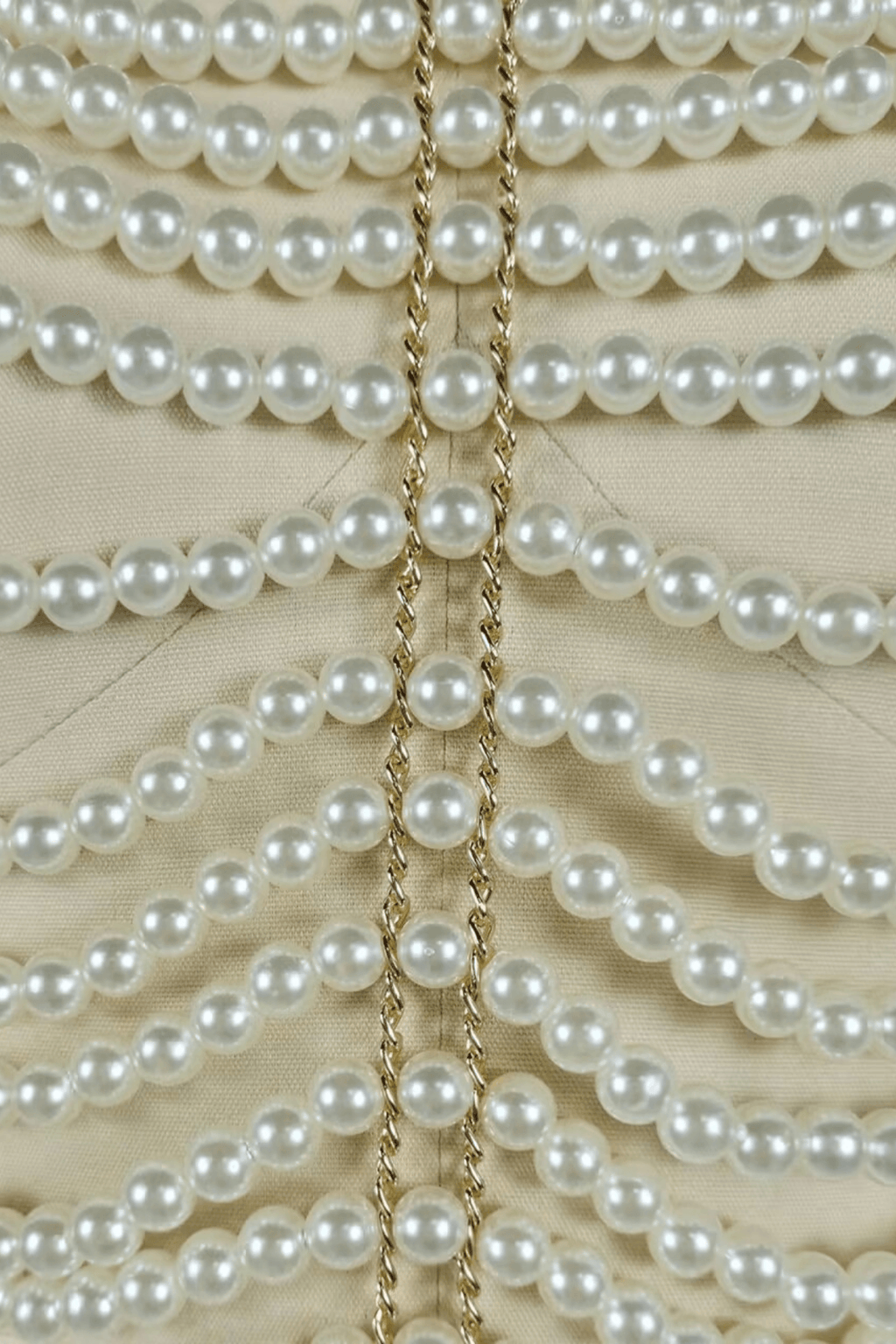 Layla Hollow Pearl Halter Neck Mini Dress – Luxeles