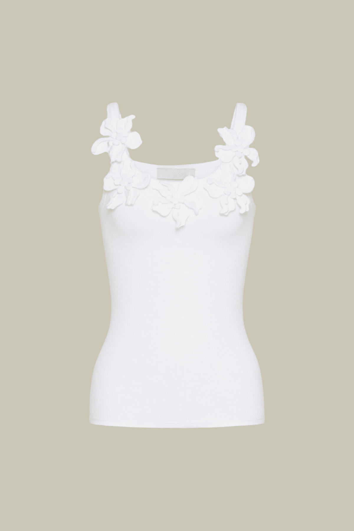 Luna Flower Sleeveless Bodycon Top