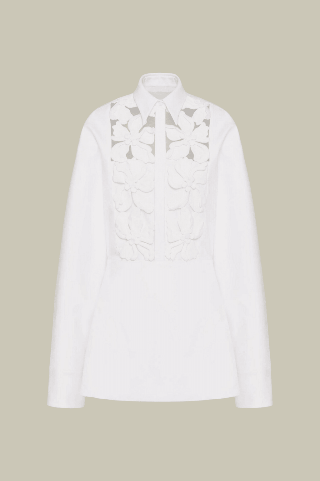 Luna Hollow Flower Long Sleeves Mini Dress – Luxeles