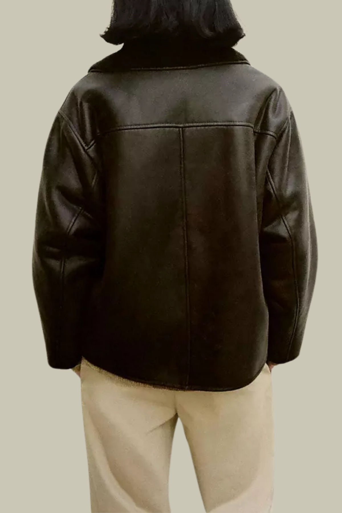 Magnolia Faux Fur Deconstruct Leather Jacket – Luxeles