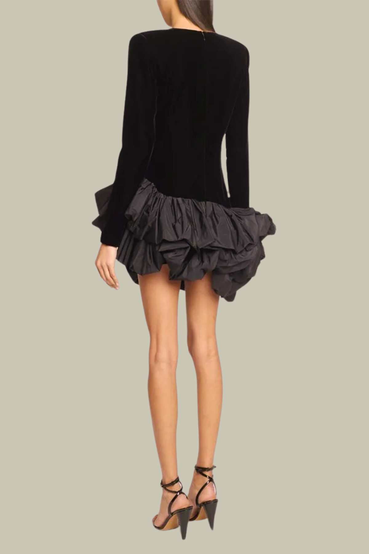 Margot Ruffle Asymmetric Bodycon Mini Dress – Luxeles