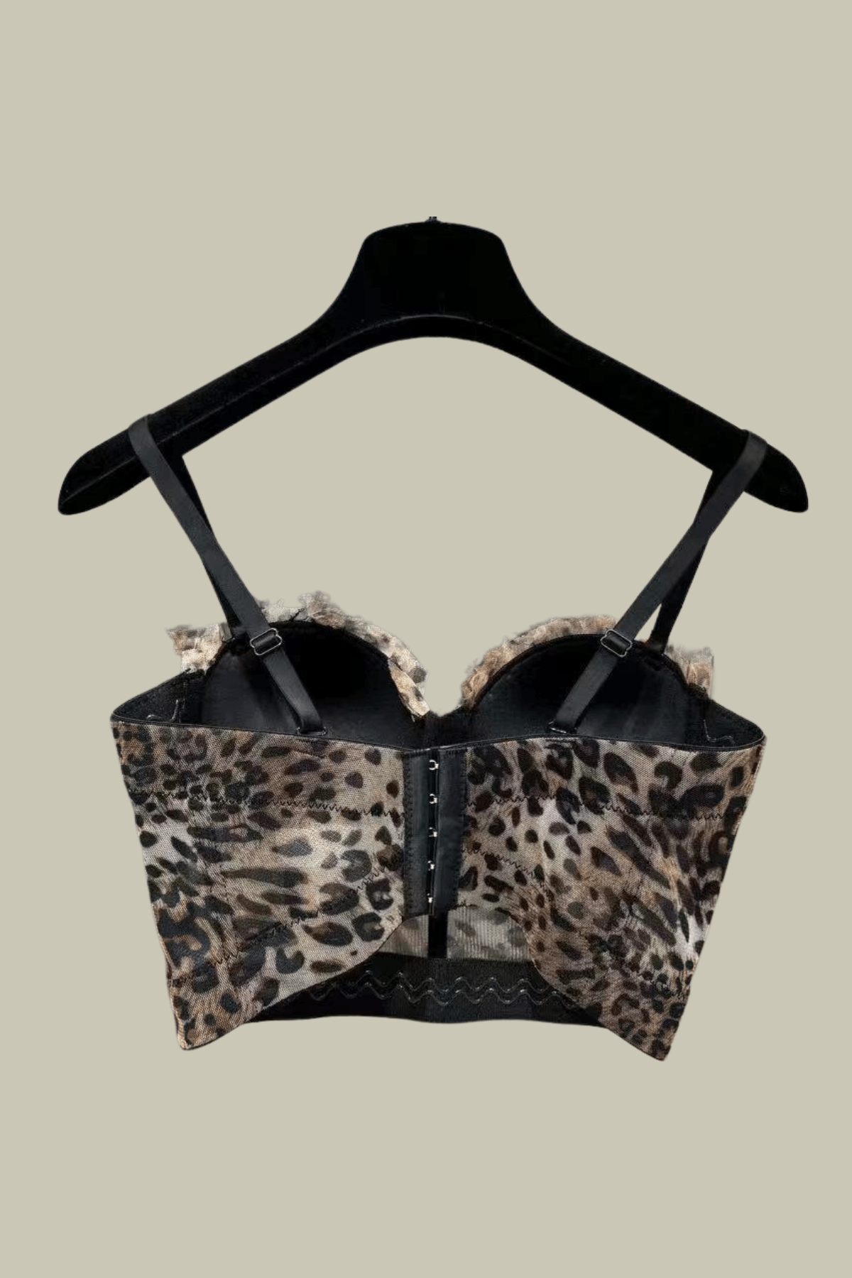 Mila Spaghetti Leopard Print Top