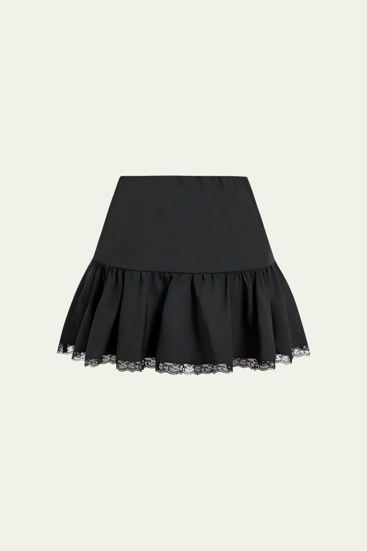 Myla Bow Lace Ruffle Lace Up Skirt