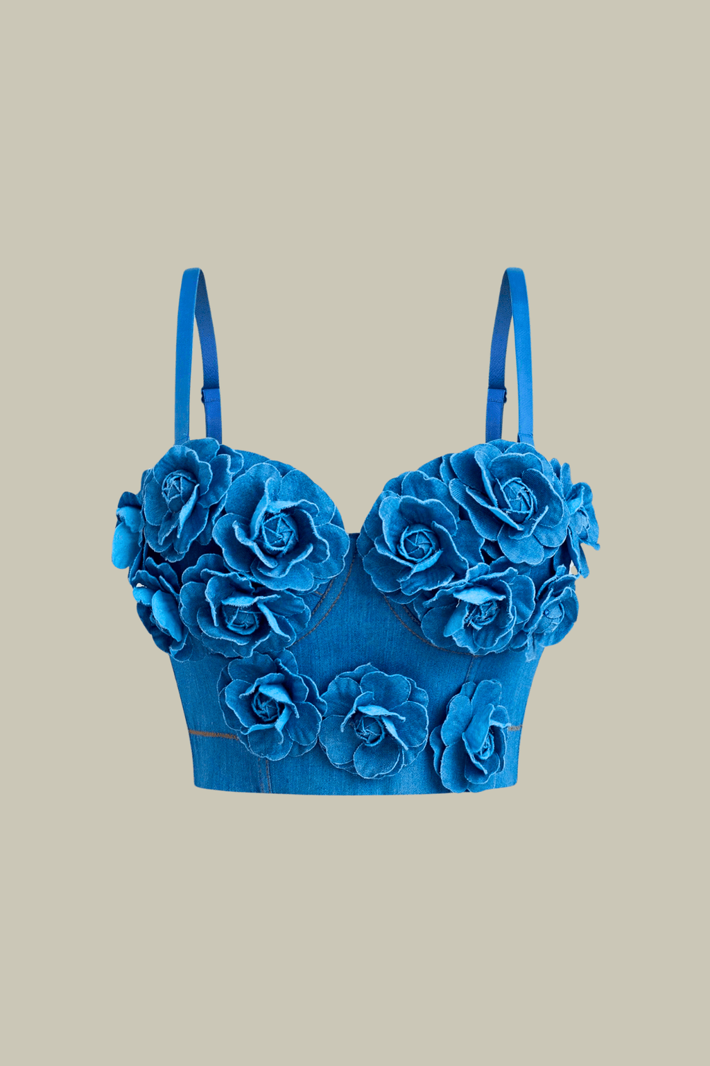 Natalie Flower Spaghetti Bodycon Top – Luxeles