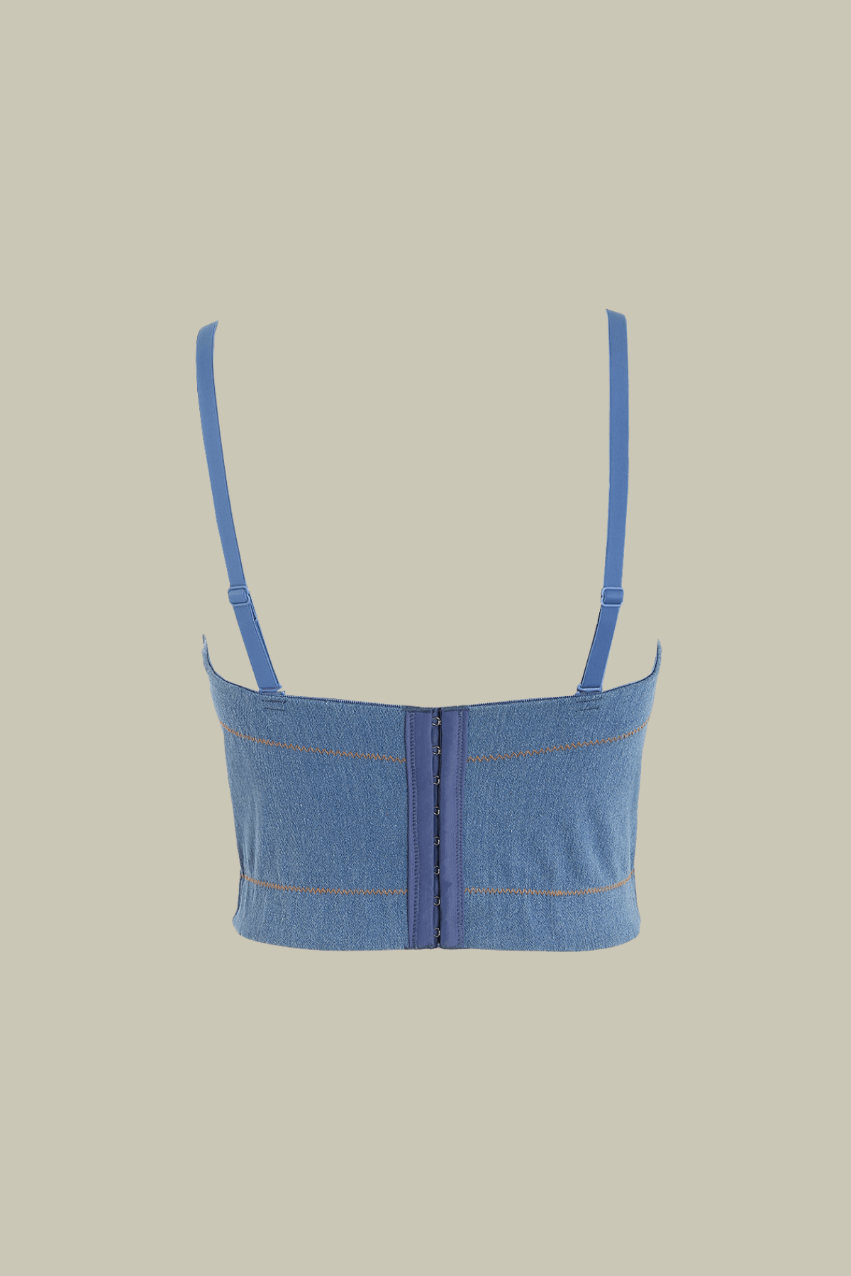 Nevaeh Embroidery Corset Denim Top – Luxeles