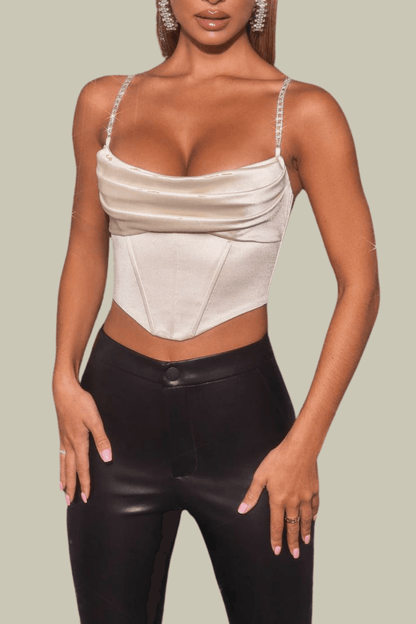 Parker Chain Ruch Corset Top