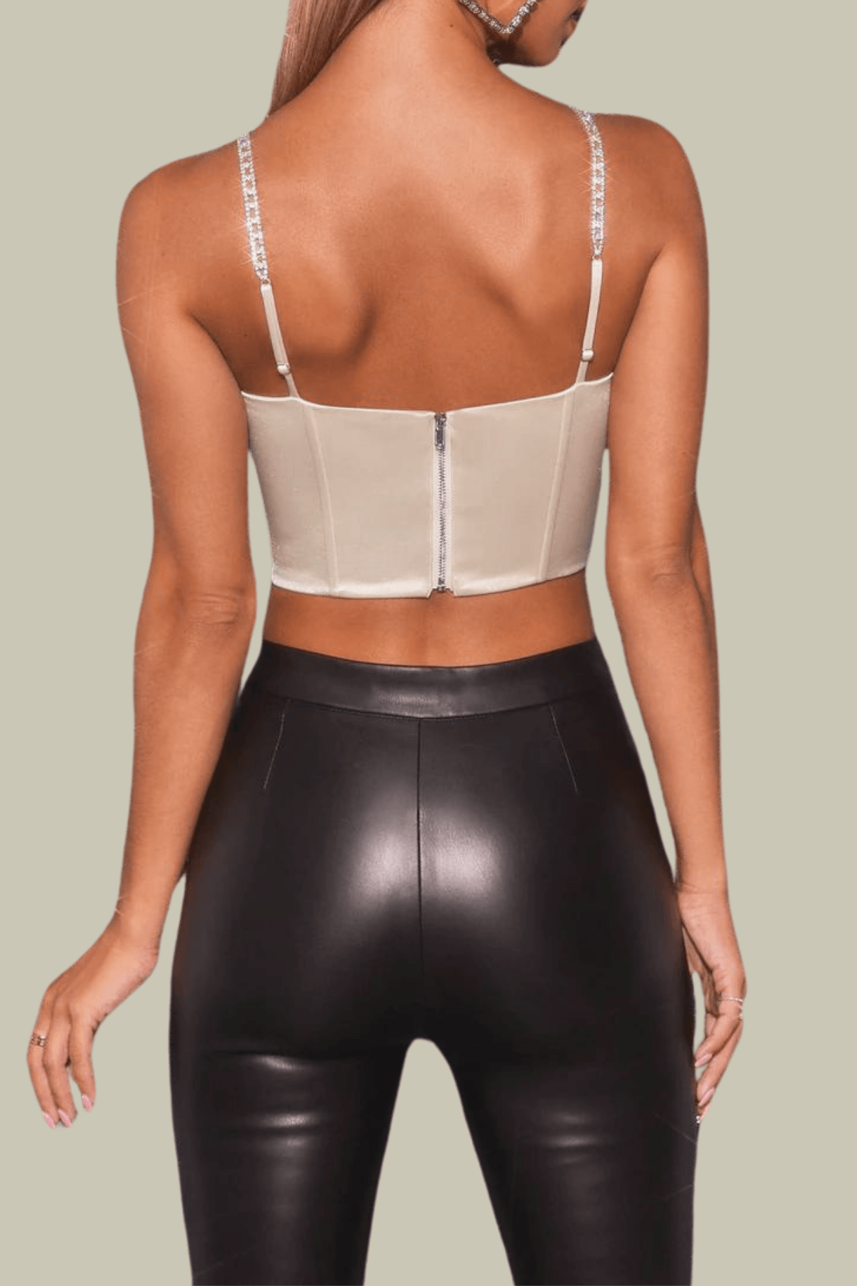 Parker Chain Ruch Corset Top – Luxeles