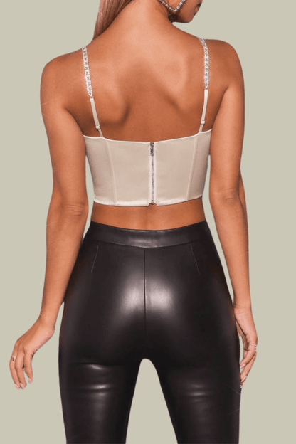 Parker Chain Ruch Corset Top