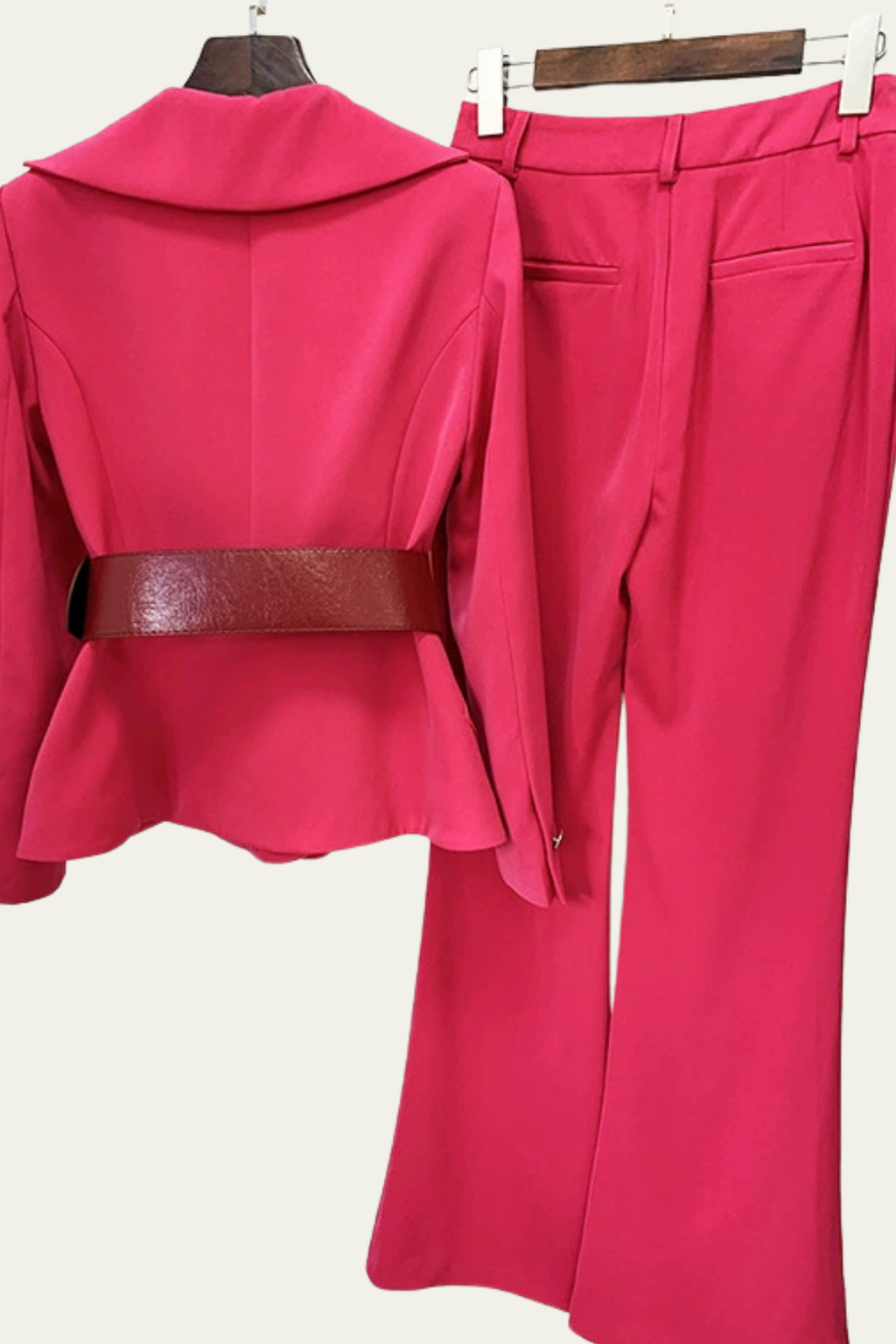 Rachel Buckle Lapel Pants Set – Luxeles