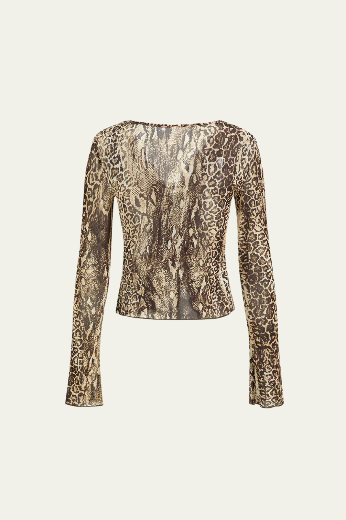 Rosalie Faux Fur Leopard Lace Up Top – Luxeles