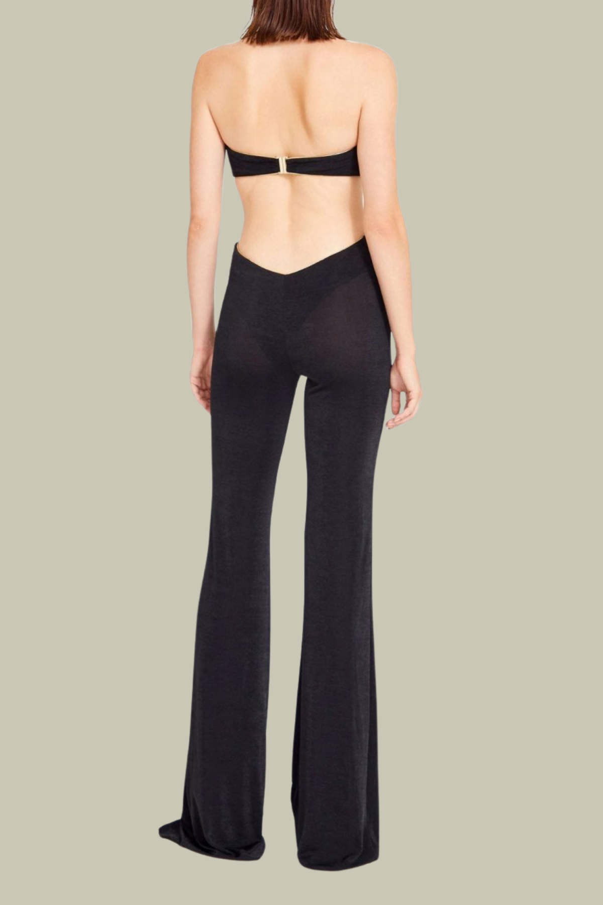 Rose Halter Neck Backless Cutout Flower Jumpsuit – Luxeles