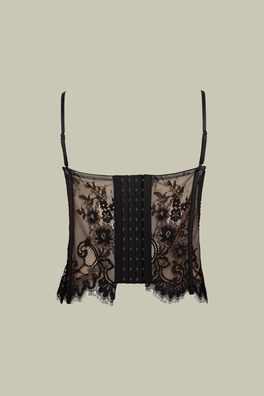 Rylee Lace Corset Spaghetti Top – Luxeles